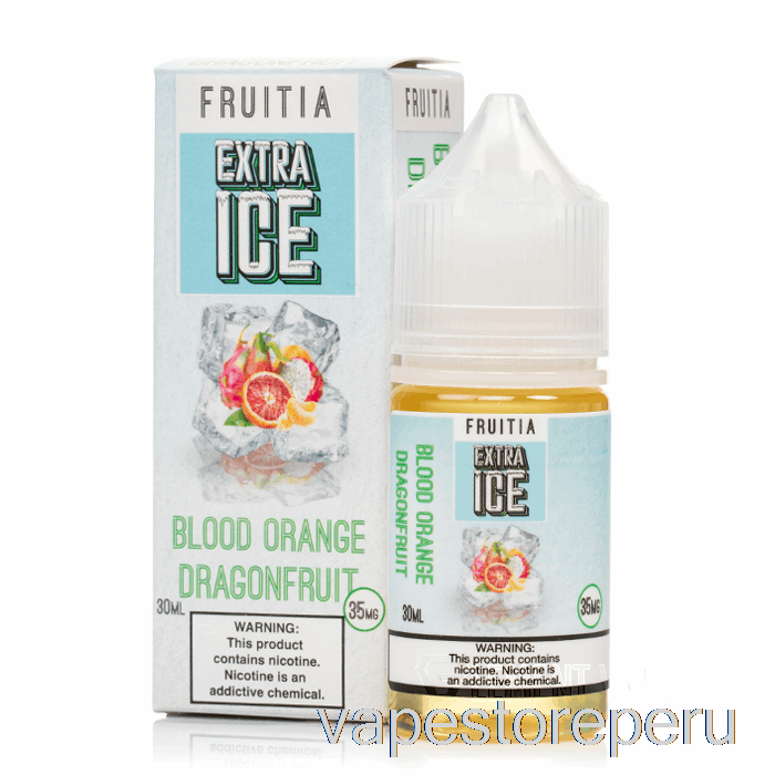 Vape Desechable Naranja Sanguina Dragonfruit - Extra Hielo - Sales De Fruta - 30ml 50mg